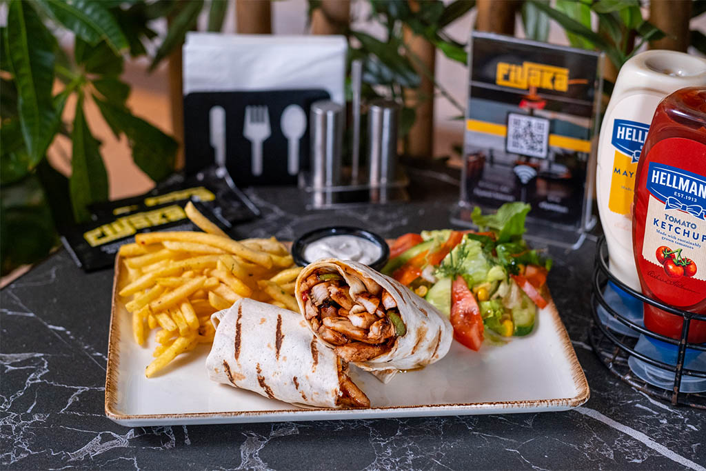 Çedarlı Tavuk Wrap